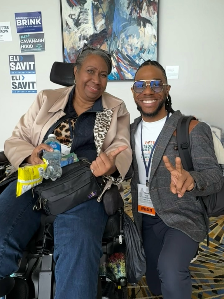 About teddy dorsette iii michigan democratic party state endorsement convention community leader.webp